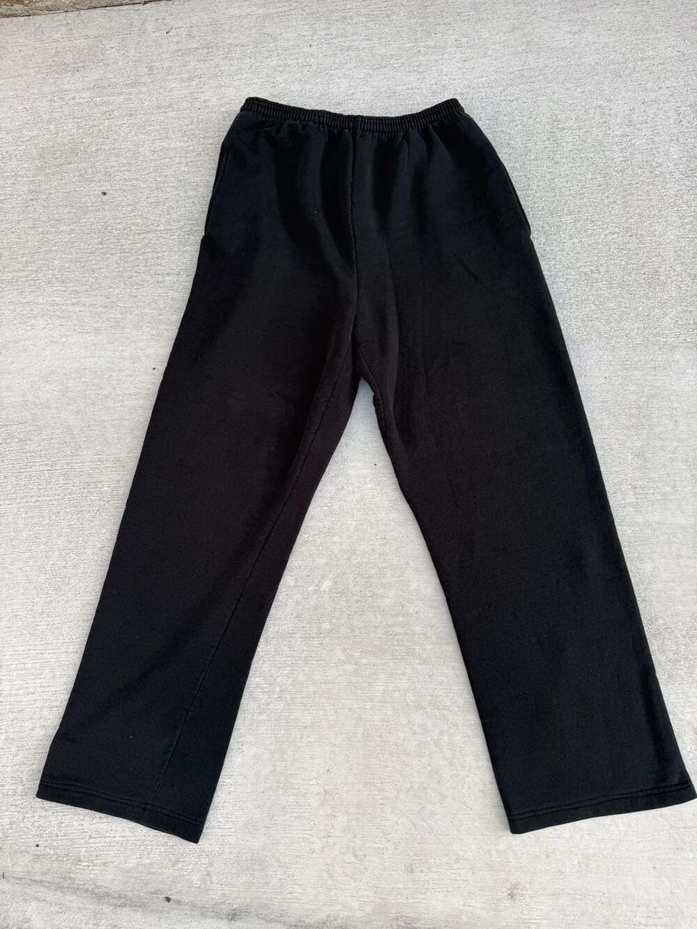VintageRussell Athletic Sweatpants Size XLT Black Elastic Waist